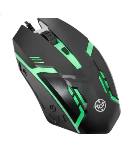 Mouse Gamer Tgt Gm25, Rainbow, 2400dpi, 4 Botoes, Preto
