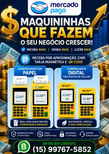Máquininha - Mercado Pago 
