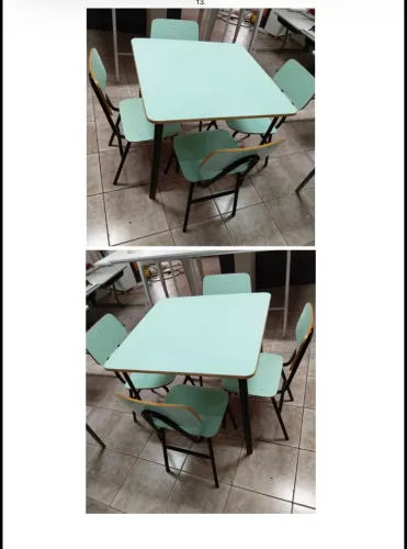Jogo de mesa com cadeiras adulto/juvenil 200 ,00 cada