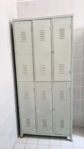 Armário de aço/escaninho 6 portas