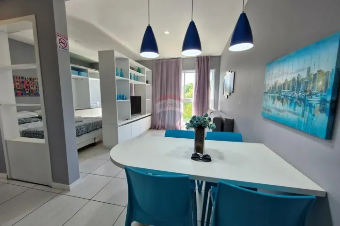 Apartamento com 1 quarto mobiliado e equipado no Muro Alto Condomínio Clube - Muro Alto -P