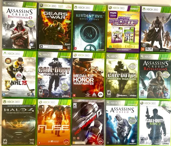 Jogos para Xbox 360 venda.