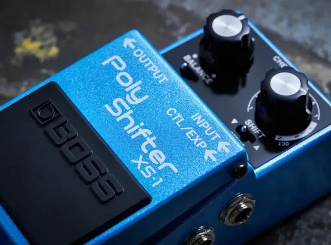 PEDAL BOSS XS-1 POLY SHIFTER | PEDAL COM EFEITO DE MUDANÇA DE TOM E OITAVAS