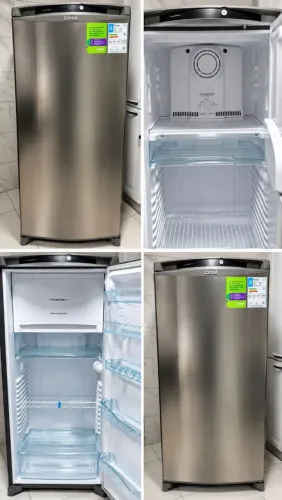 Geladeira Consul Frost Free 337L Inox - NOVA, SEM USO!