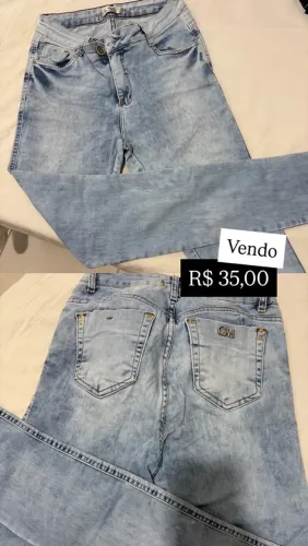 Calça jeans clara