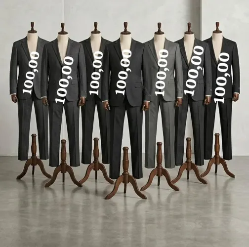 Vendo terno+calça+ gravatas seminovos