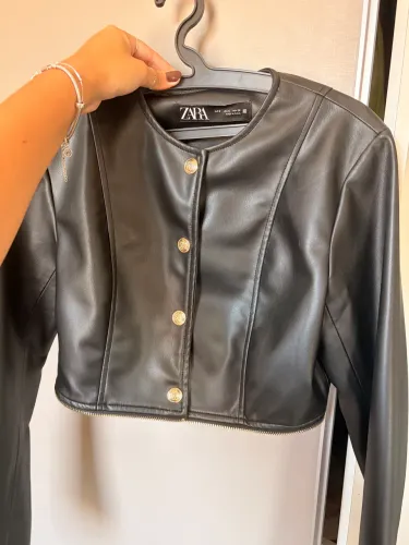 Jaqueta de Couro ZARA