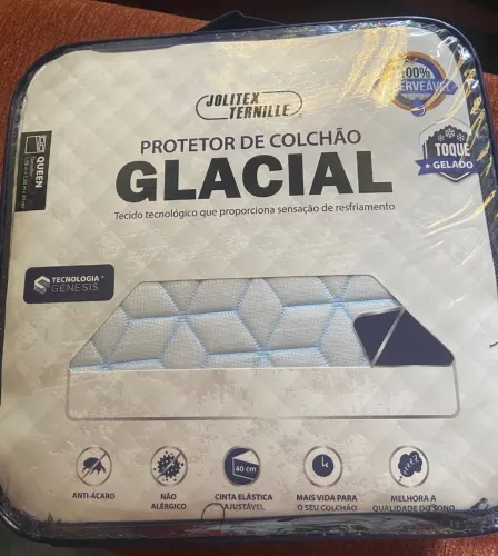 Vendo protetor de colchão novo pra cama Queen