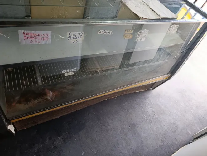 Balcão Repositor Freezer Comércio Pontu-Frio em Bom Estado