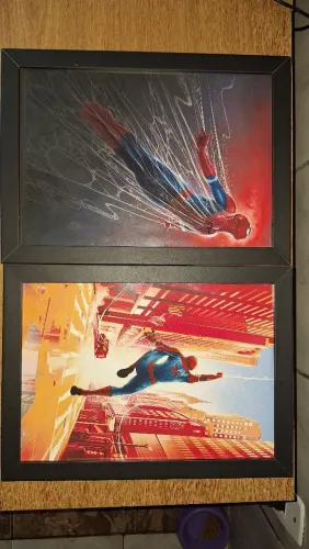 Quadros Decorativos Personalizados Homem-Aranha - Kit com 2 unidades ?<br>
