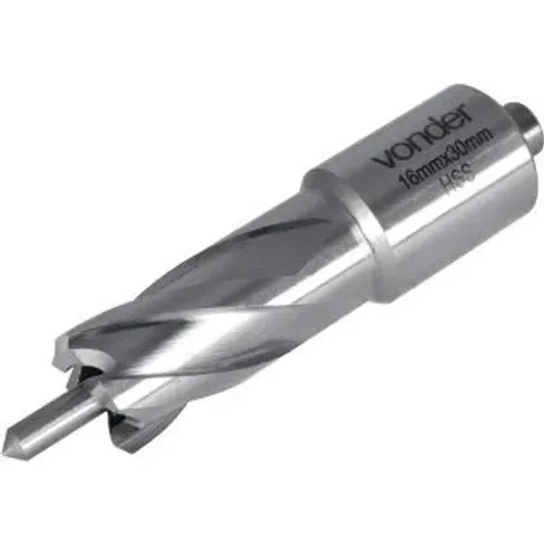 Broca anular, encaixe Weldon, 16 mm x 30 mm VONDER53.10.016.030