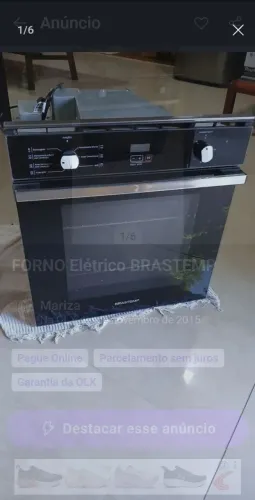 FORNO BRASTEMP de Embutir