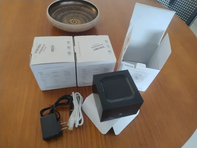 KIT ROTEADOR MESH WI-FI DUAL BAND - CASA TODA COM INTERNET FORTE!