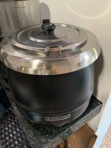Sopeira Elétrica ZAHAV com Tampa em Inox