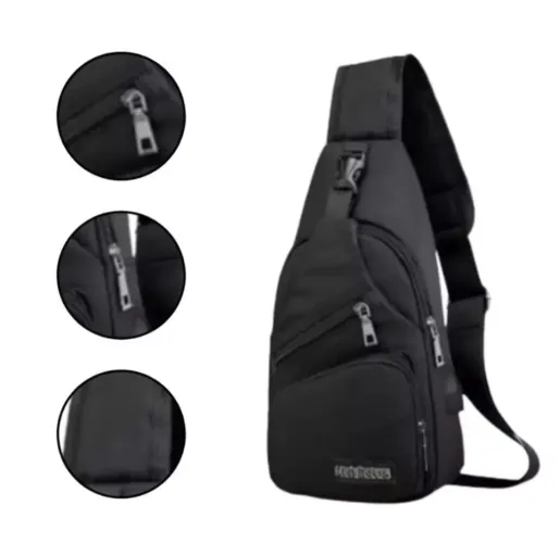Bolsa transversal de lado