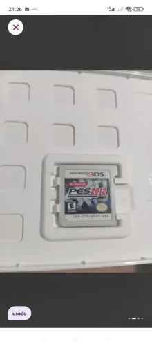 jogo original Nintendo 3D PES 2012