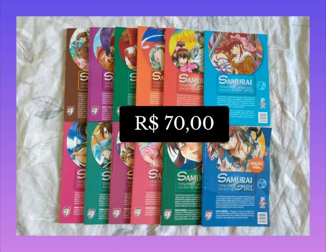 Coleção de mangá Samurai Girl