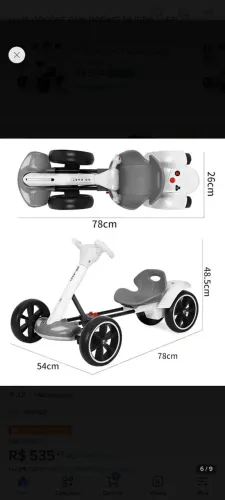 Vendo kart elétrico infantil