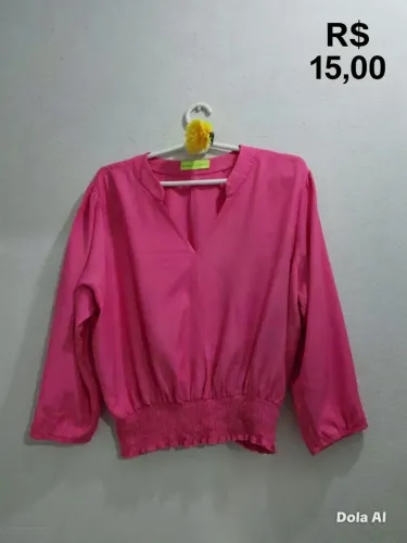 Blusa Flor de Lis Collection Rosa Pink - Tamanho M