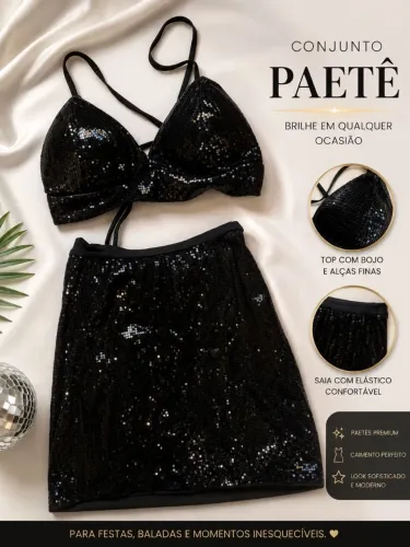 Conjunto paetê