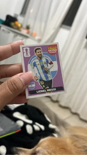 Figurinha copa do mundo 2026 panini Messi Roxa regular legend