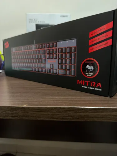 Teclado mecânico Redragon Mitra Brown Switch - Lacrado
