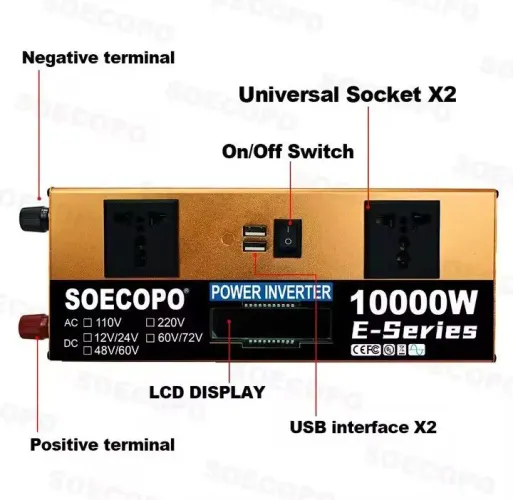 Inversor Socopo 10000w