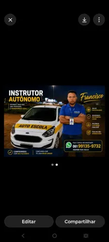 Instrutor de auto escola 
