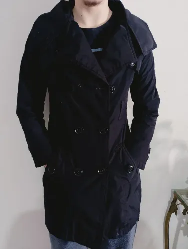 Jaqueta Parka cor Preta Tamanho M