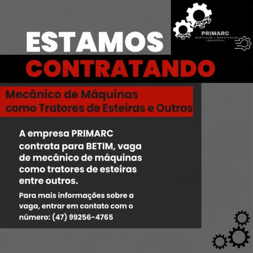 Mecânico de Máquinas Pesadas