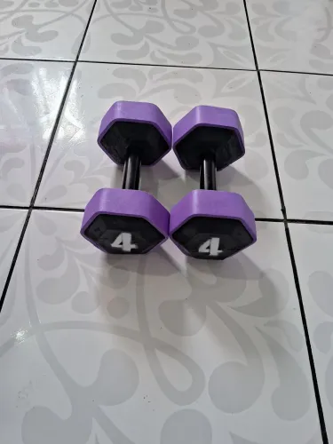 Par de Halteres de concreto 4 kg
