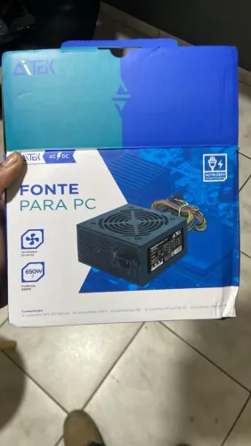 Fonte 650w atk (nunca usada antes)