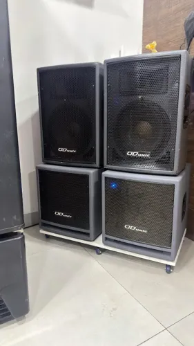 Par de sub e par de altas ativo/passivo UNIC 12 polegadas