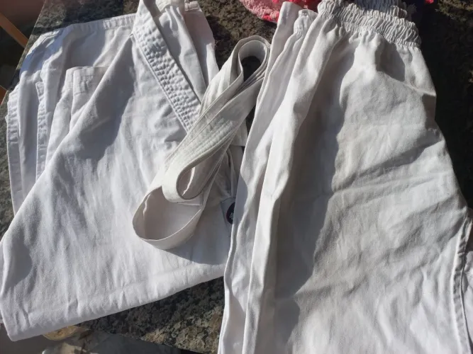 Dobok kimono taekwondo adulto tam 4 com faixa
