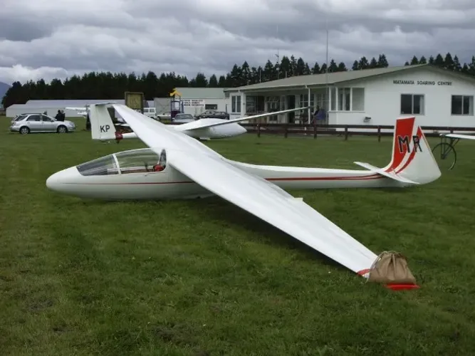 Briegleb BG-12 Vendo planta construção planador em madeira - década de 60