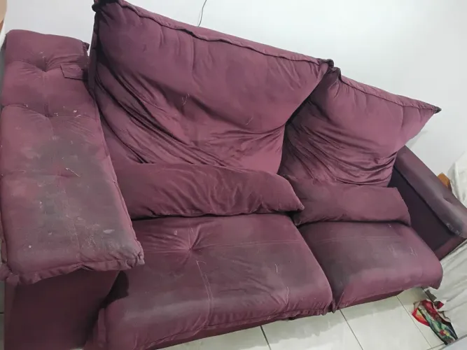 Sofá retrátil 5 lugares