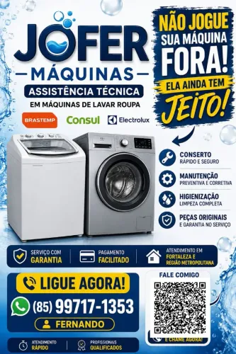SUA MÁQUINA DE LAVAR TEM JEITO