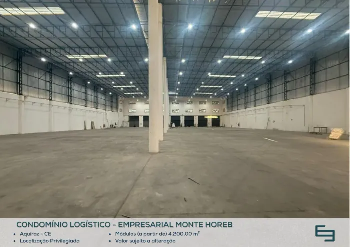 Galpão para alugar em Aquiraz/CE com 4.200 m² no Condomínio Empresarial Monte Horeb