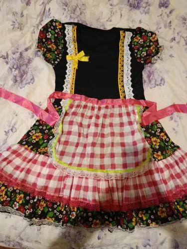 Vestido junino 12/14 anos