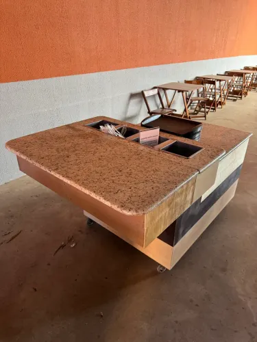 BUFFET PISTA FRIA/QUENTE PARA SELFSERVICE