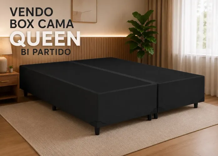 BOX CAMA QUEEN NOVO