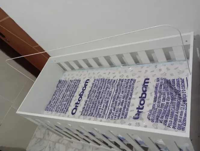 Berço 3 em 1 com colchão [Nunca usado]