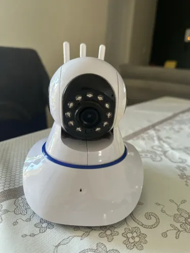câmera de 3 antenas IP de segurança - usada