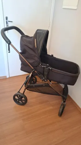 Carrinho bebê + bebé conforto, cadeirinha para carro