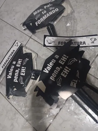 Plaquinhas de formatura