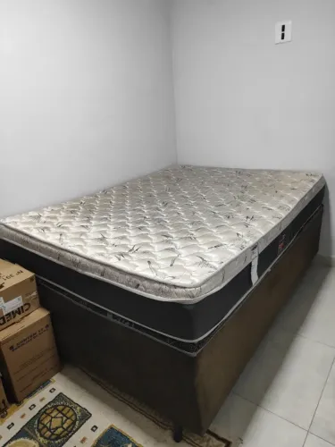 Colchão casal castor + cama casal conjugado