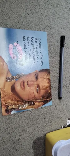 cartões postais/encartes originais que vinham como brinde no lançamento do álbum Xuxa 5.