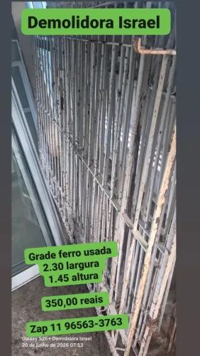 Grade ferro usada