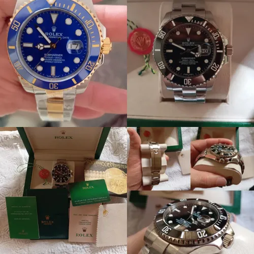 Relógio rolex submariner automático, linha Premium AAA+ tenho 2 modelos 