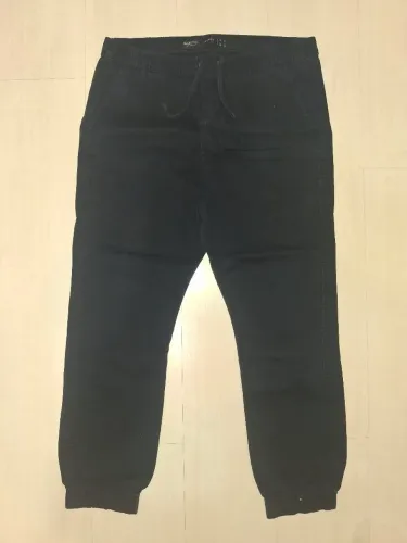 Calça jogger preta Bluesteel tam G